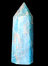 Blue Apatite wand 69mm 72g in sunlight - Rocks and Things Store