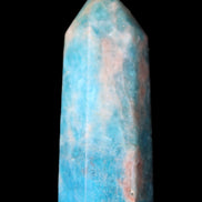 Blue Apatite wand 69mm 72g in sunlight - Rocks and Things Store