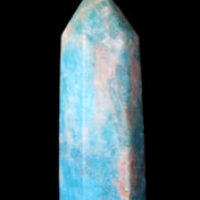Blue Apatite wand 69mm 72g in sunlight - Rocks and Things Store