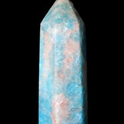 Blue Apatite wand 69mm 72g in sunlight - Rocks and Things Store