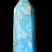 Blue Apatite wand 69mm 72g in sunlight - Rocks and Things Store