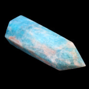 Blue Apatite wand 69mm 72g in sunlight - Rocks and Things Store