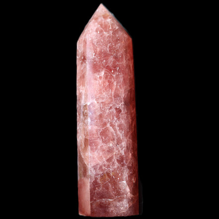 Strawberry Arusha Quartz wand 86mm 78g in sunlight - Rocks and Things Store