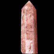 Strawberry Arusha Quartz wand 86mm 78g in sunlight - Rocks and Things Store