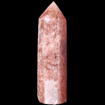 Strawberry Arusha Quartz wand 86mm 78g in sunlight - Rocks and Things Store