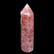 Strawberry Arusha Quartz wand 86mm 78g in sunlight - Rocks and Things Store