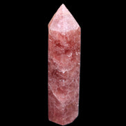 Strawberry Arusha Quartz wand 86mm 78g in sunlight - Rocks and Things Store