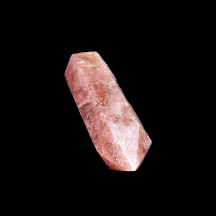 Strawberry Arusha Quartz wand 86mm 78g in sunlight - Rocks and Things Store