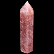 Strawberry Arusha Quartz wand 86mm 78g in sunlight - Rocks and Things Store