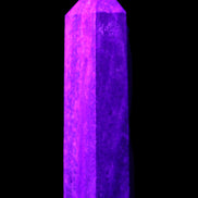 Lapis Lazuli wand 77mm 85g in UV light - Rocks and Things Store