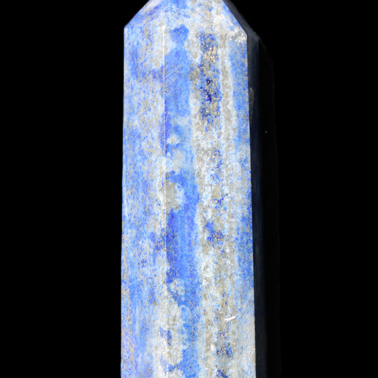 Lapis Lazuli wand 77mm 85g in sunlight - Rocks and Things Store
