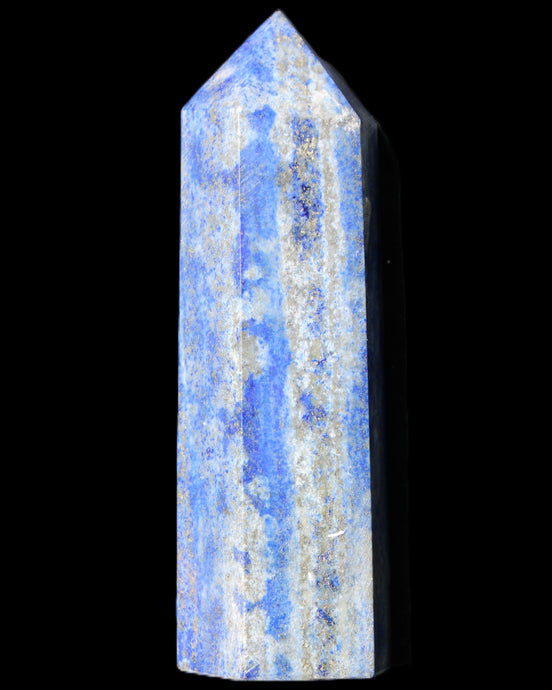 Lapis Lazuli wand 77mm 85g in sunlight - Rocks and Things Store