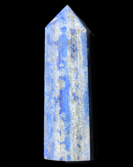 Lapis Lazuli wand 77mm 85g in sunlight - Rocks and Things Store