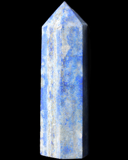 Lapis Lazuli wand 77mm 85g in sunlight - Rocks and Things Store