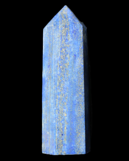 Lapis Lazuli wand 77mm 85g in sunlight - Rocks and Things Store