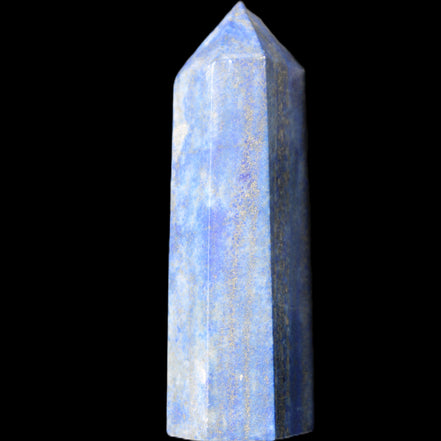 Lapis Lazuli wand 77mm 85g in sunlight - Rocks and Things Store