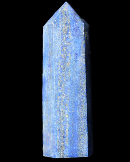 Lapis Lazuli wand 77mm 85g in sunlight - Rocks and Things Store
