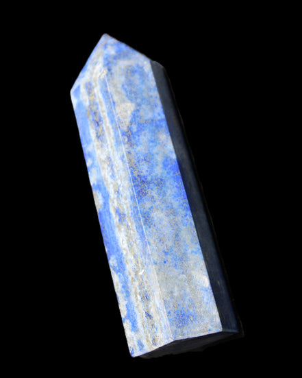 Lapis Lazuli wand 77mm 85g in sunlight - Rocks and Things Store