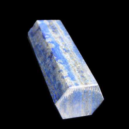 Lapis Lazuli wand 77mm 85g in sunlight - Rocks and Things Store