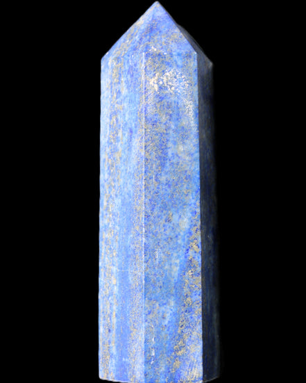 Lapis Lazuli wand 77mm 85g in sunlight - Rocks and Things Store
