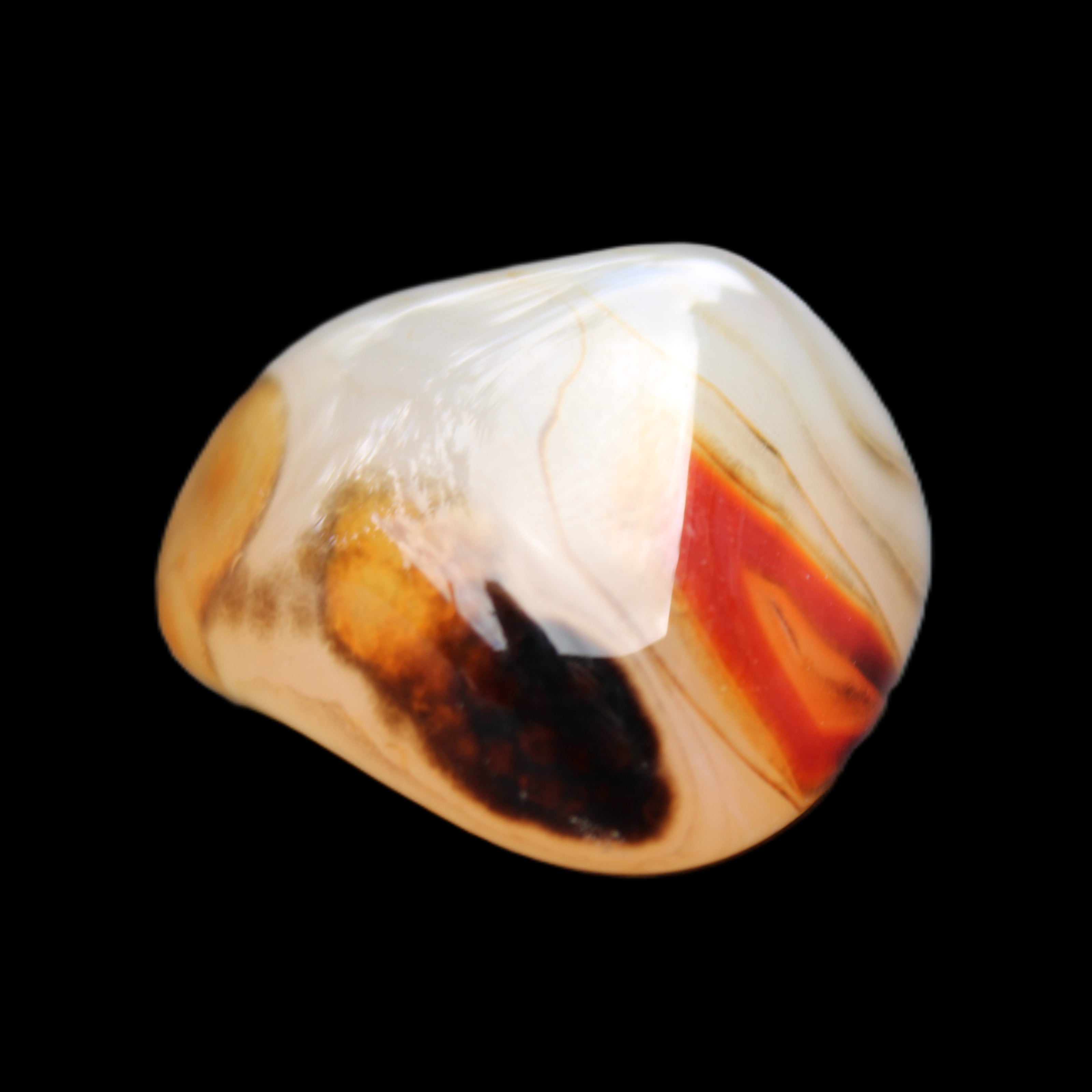 Crazy Lace Agate 34*32*18mm 26g in sunlight - Rocks and Things Store