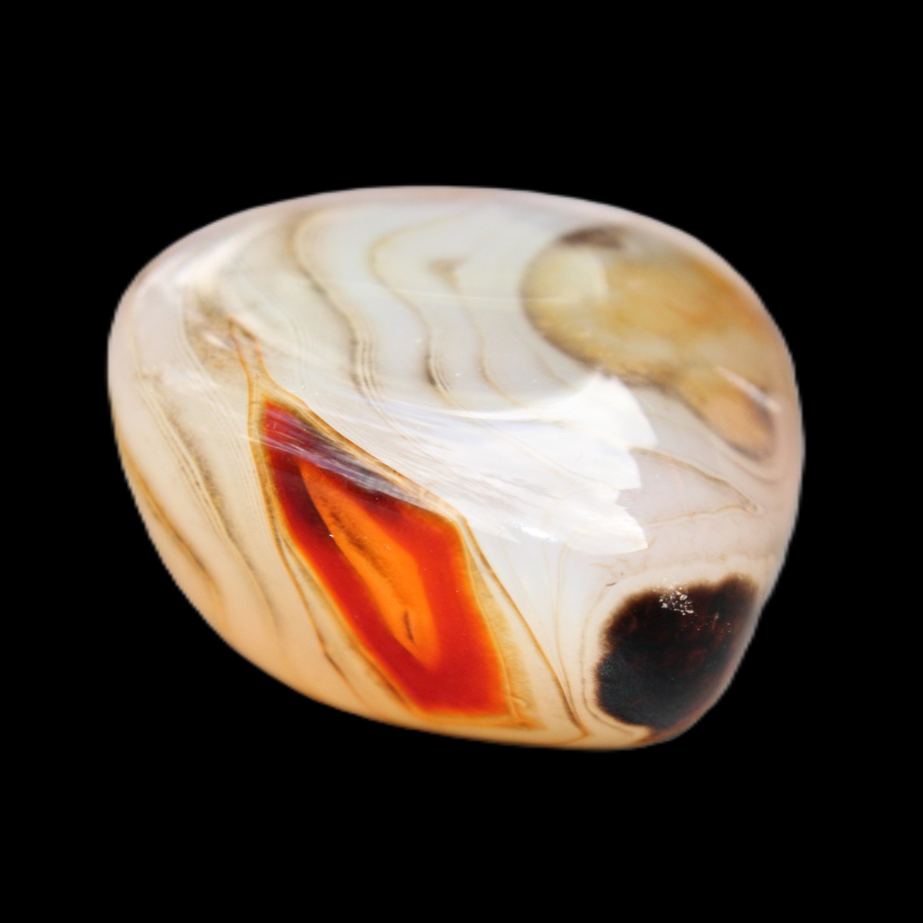 Crazy Lace Agate 34*32*18mm 26g in sunlight - Rocks and Things Store