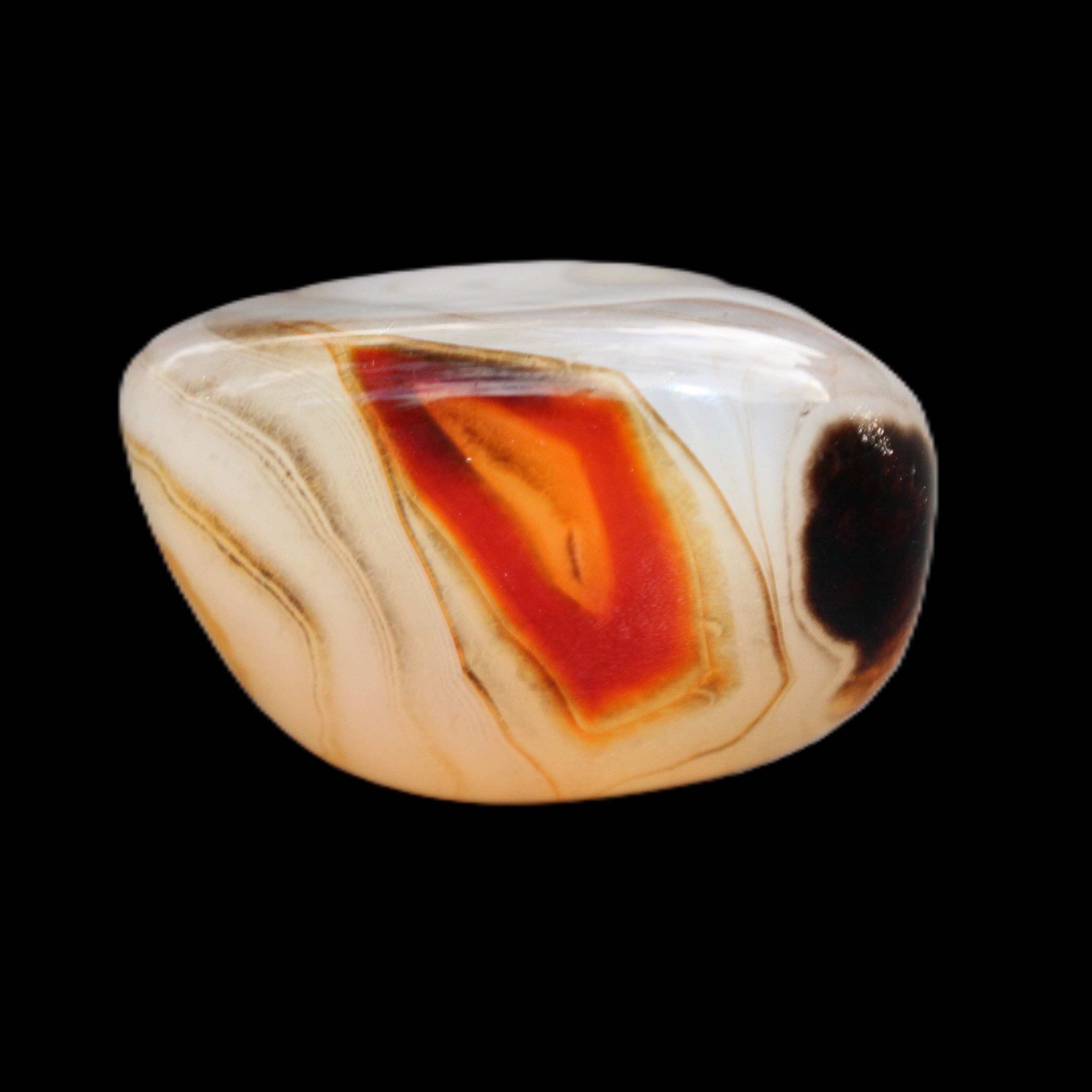 Crazy Lace Agate 34*32*18mm 26g in sunlight - Rocks and Things Store