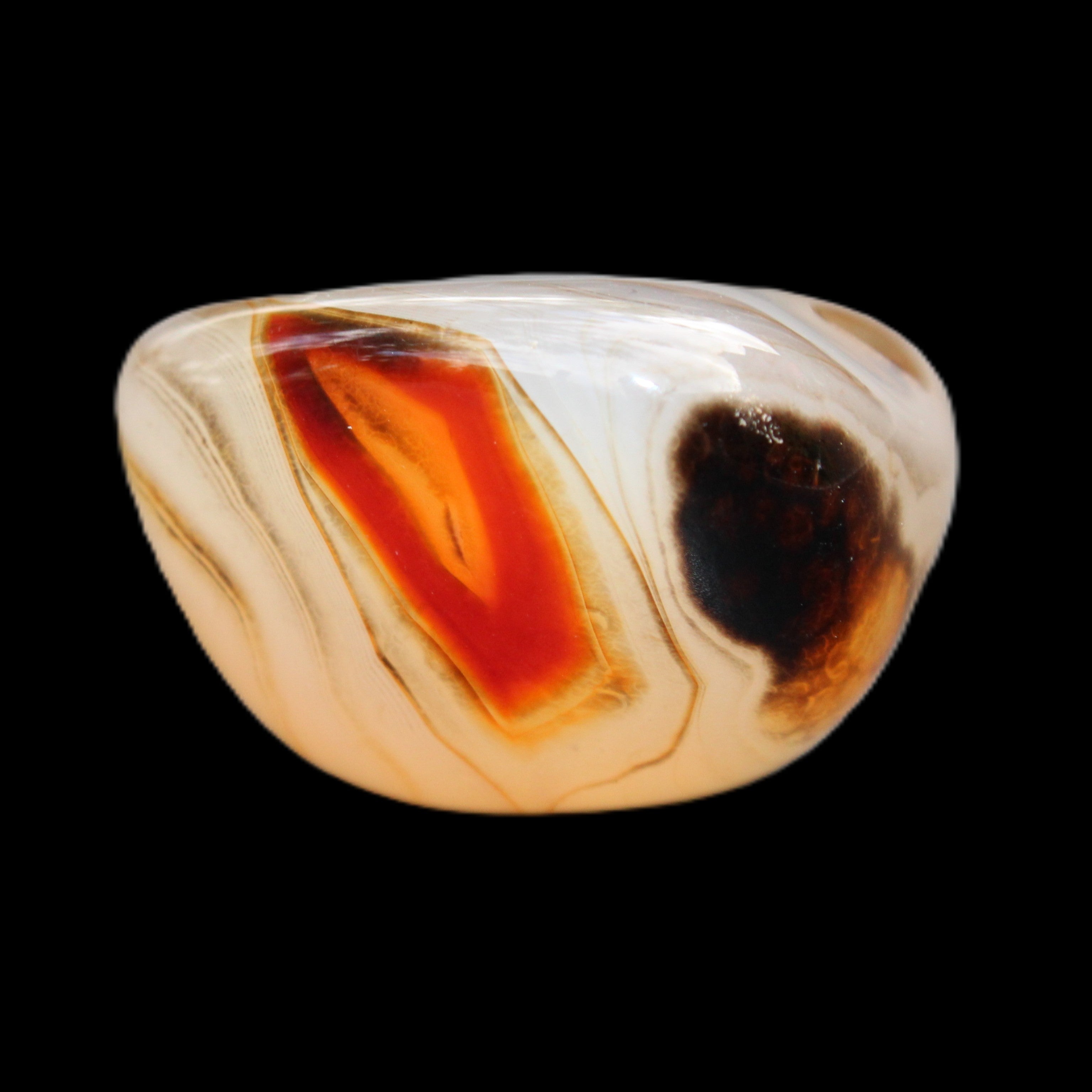 Crazy Lace Agate 34*32*18mm 26g in sunlight - Rocks and Things Store