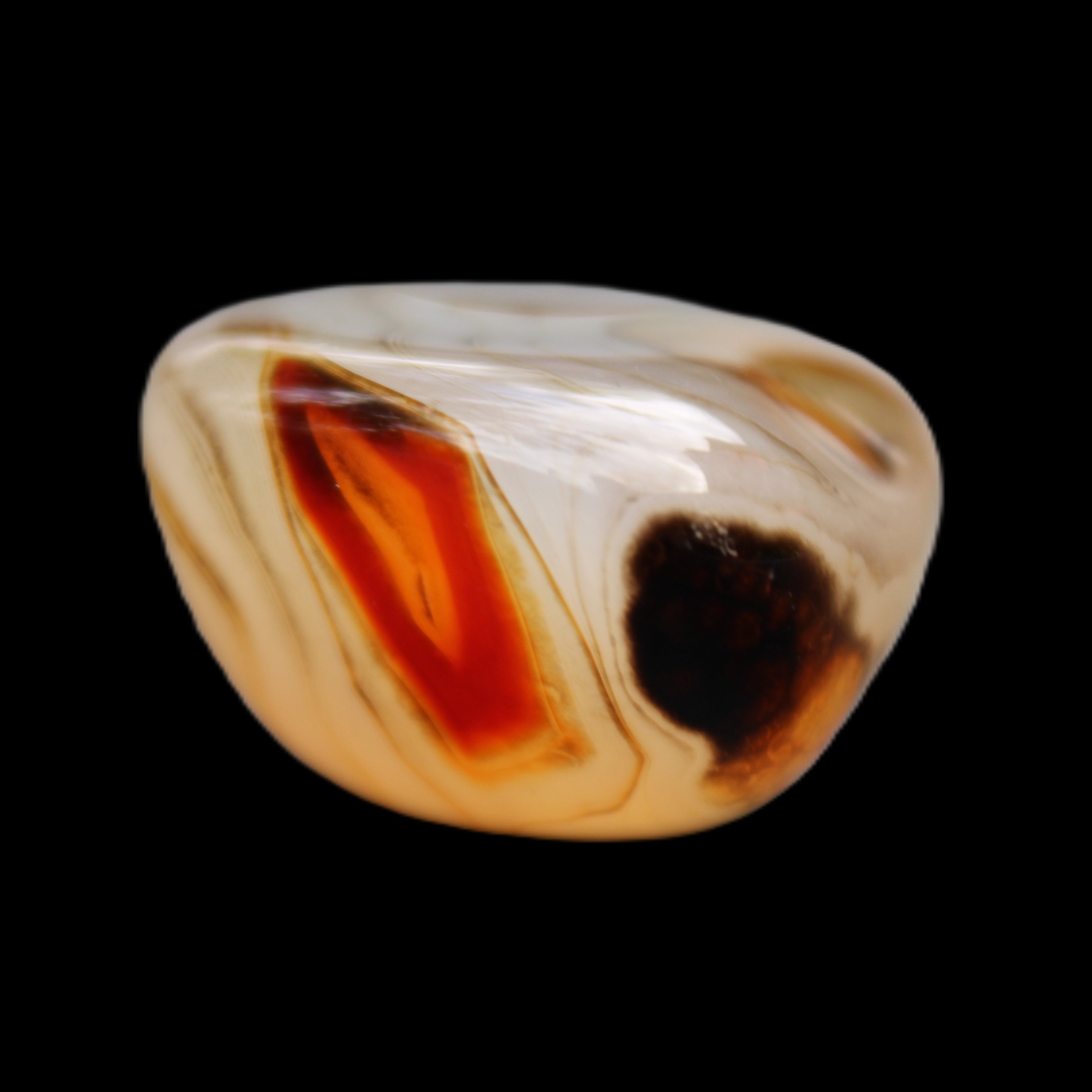 Crazy Lace Agate 34*32*18mm 26g in sunlight - Rocks and Things Store