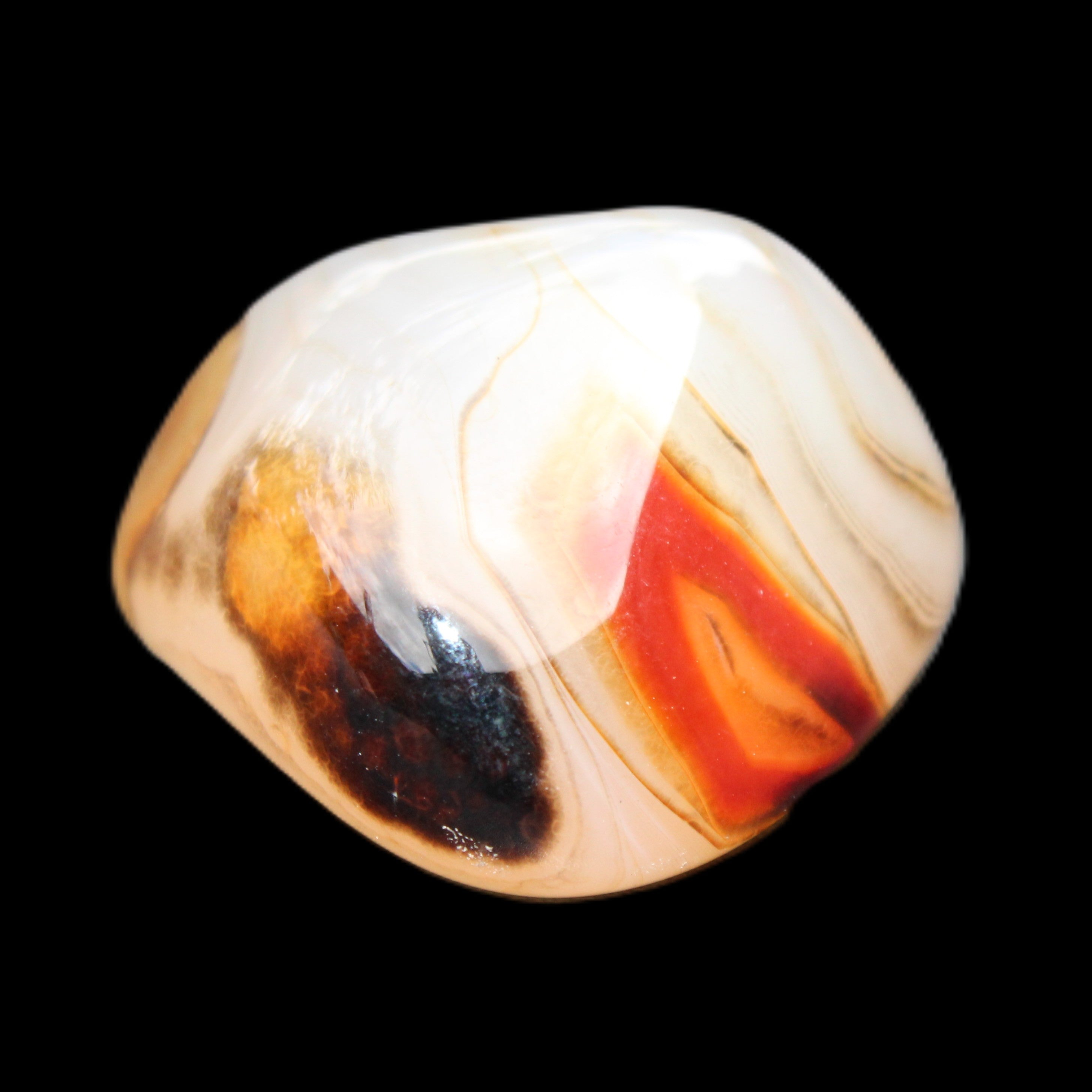 Crazy Lace Agate 34*32*18mm 26g in sunlight - Rocks and Things Store