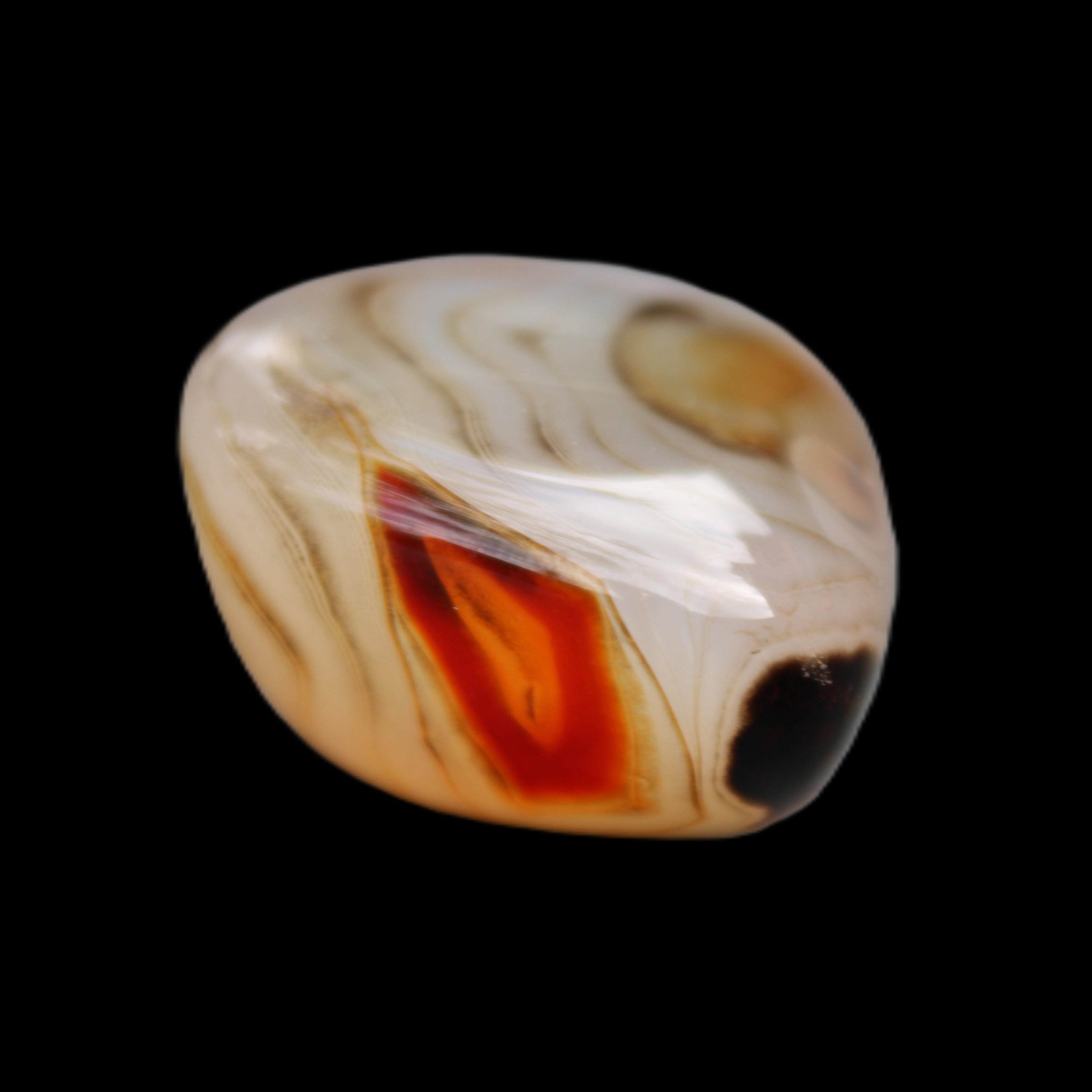 Crazy Lace Agate 34*32*18mm 26g in sunlight - Rocks and Things Store