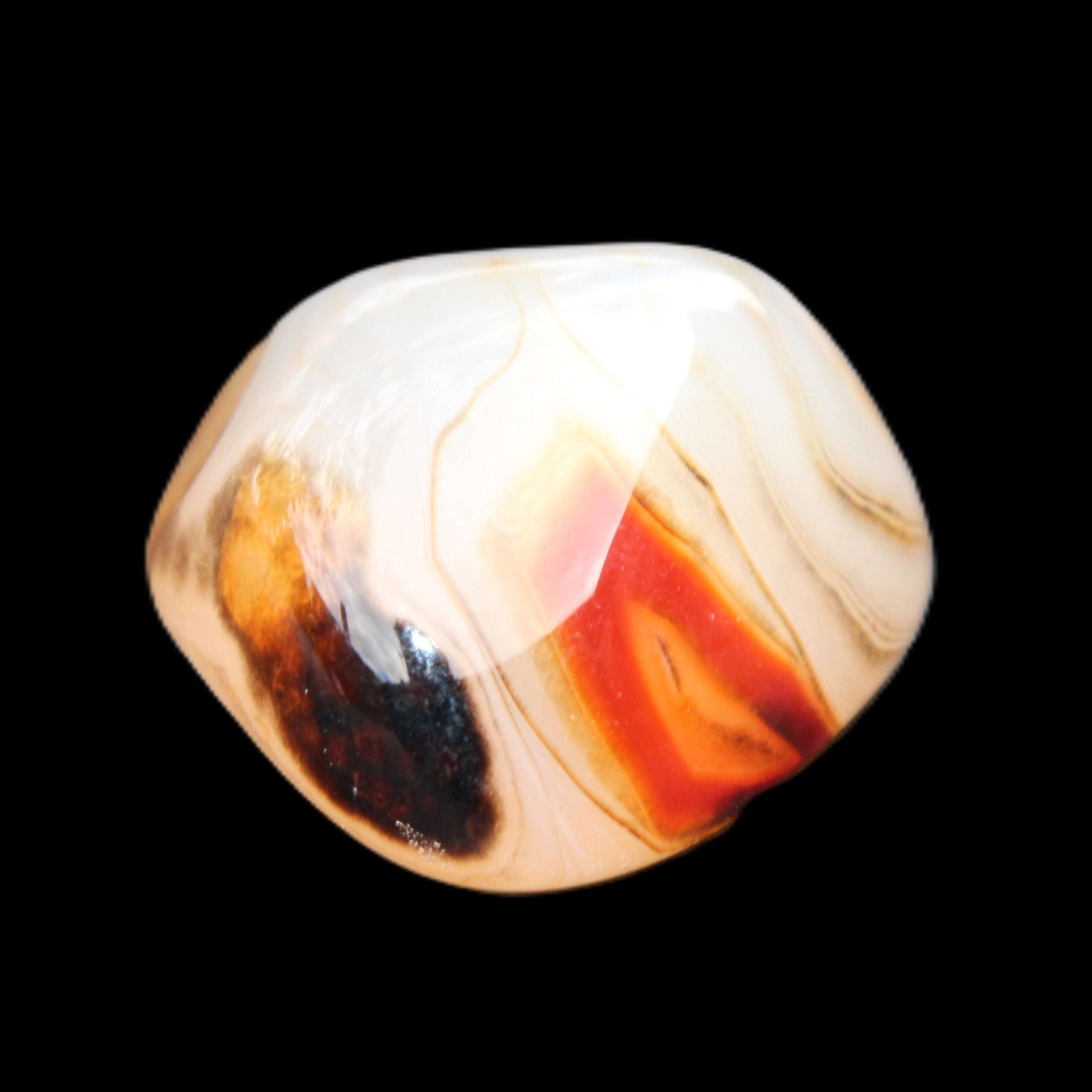 Crazy Lace Agate 34*32*18mm 26g in sunlight - Rocks and Things Store