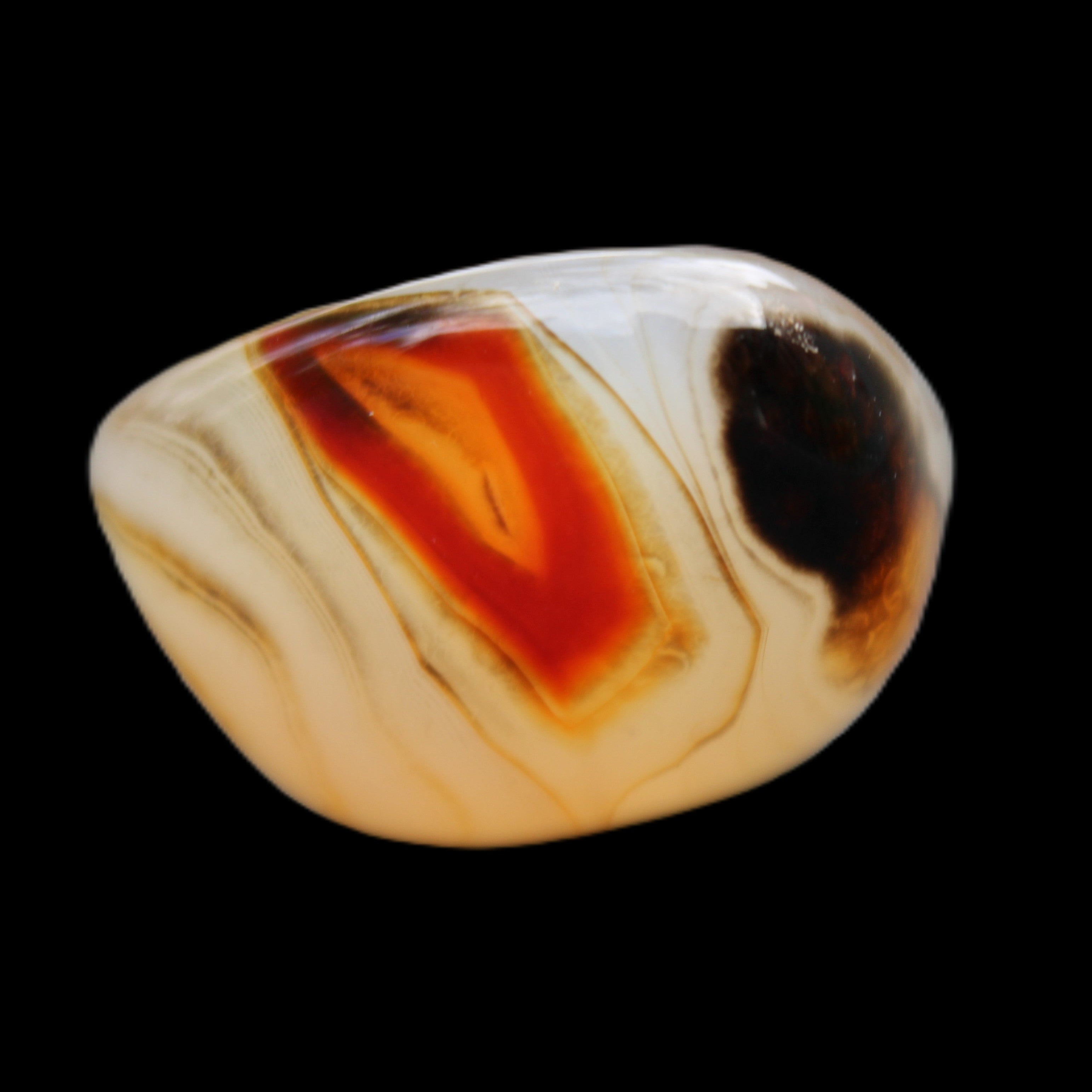 Crazy Lace Agate 34*32*18mm 26g in sunlight - Rocks and Things Store