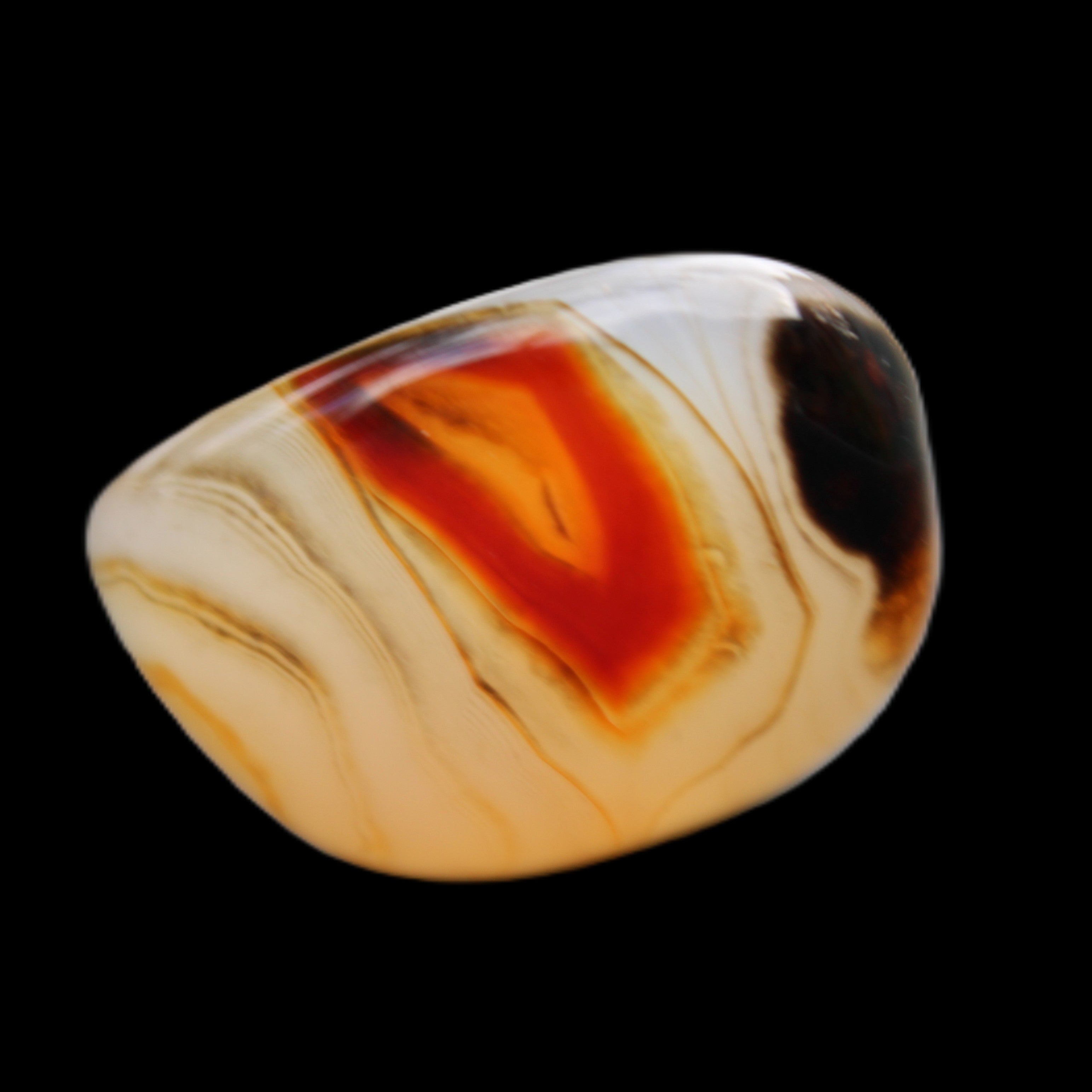 Crazy Lace Agate 34*32*18mm 26g in sunlight - Rocks and Things Store