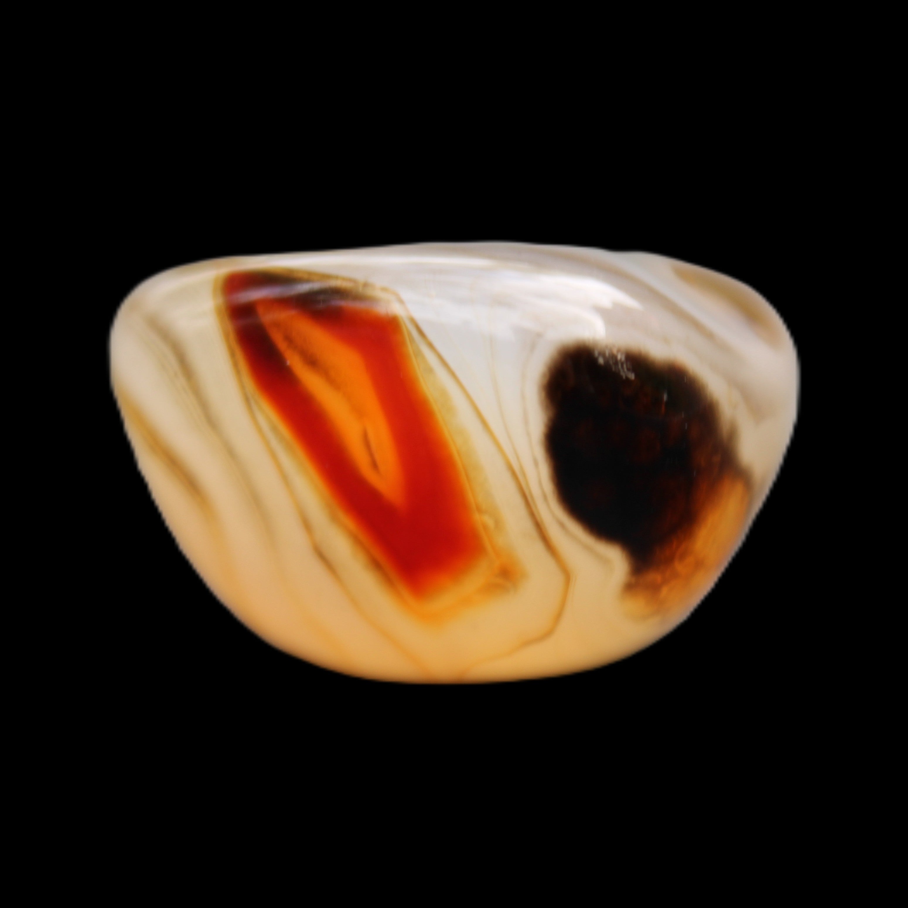 Crazy Lace Agate 34*32*18mm 26g in sunlight - Rocks and Things Store