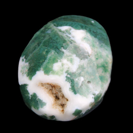 Moss Agate stone 49*59*23mm 104g in sunlight - Rocks and Things Store
