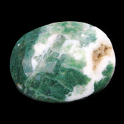 Moss Agate stone 49*59*23mm 104g in sunlight - Rocks and Things Store