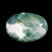 Moss Agate stone 49*59*23mm 104g in sunlight - Rocks and Things Store