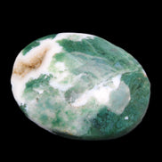Moss Agate stone 49*59*23mm 104g in sunlight - Rocks and Things Store
