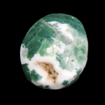 Moss Agate stone 49*59*23mm 104g in sunlight - Rocks and Things Store