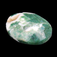 Moss Agate stone 49*59*23mm 104g in sunlight - Rocks and Things Store