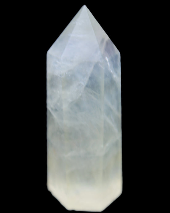 Yellow Fluorite 56*17*19mm wand 40g in sunlight - Rocks and Things Store