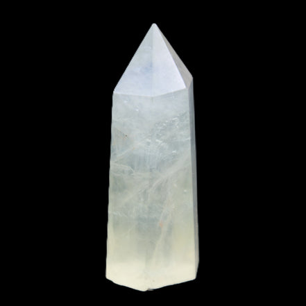 Yellow Fluorite 56*17*19mm wand 40g in sunlight - Rocks and Things Store