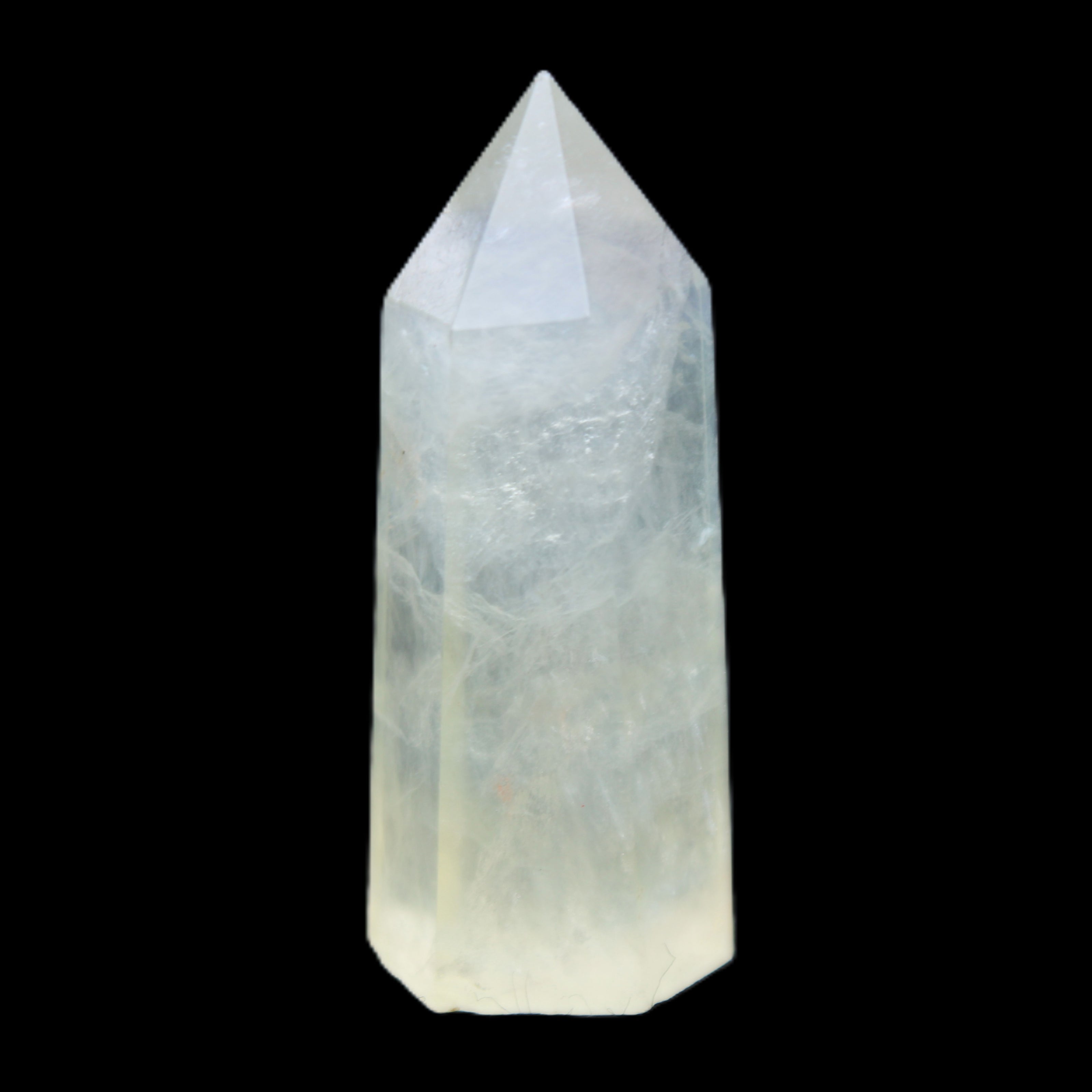 Yellow Fluorite 56*17*19mm wand 40g in sunlight - Rocks and Things Store