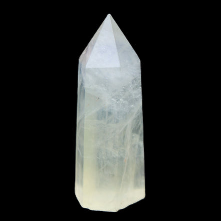 Yellow Fluorite 56*17*19mm wand 40g in sunlight - Rocks and Things Store