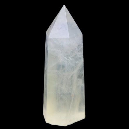 Yellow Fluorite 56*17*19mm wand 40g in sunlight - Rocks and Things Store