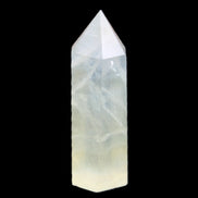 Yellow Fluorite 56*17*19mm wand 40g in sunlight - Rocks and Things Store