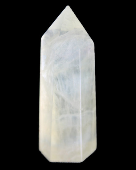 Yellow Fluorite 56*17*19mm wand 40g in sunlight - Rocks and Things Store