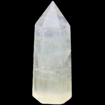 Yellow Fluorite 56*17*19mm wand 40g in sunlight - Rocks and Things Store