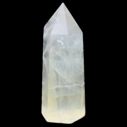 Yellow Fluorite 56*17*19mm wand 40g in sunlight - Rocks and Things Store